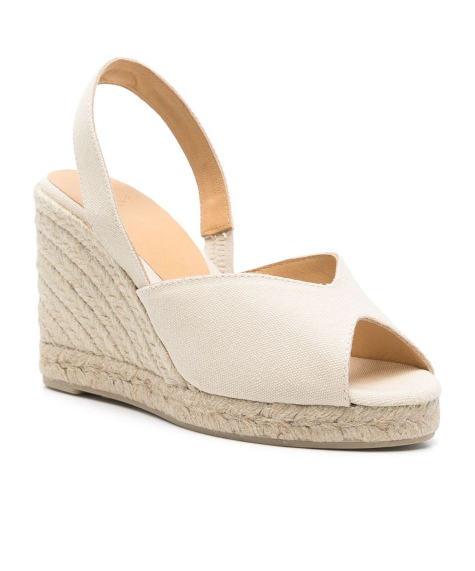 Castañer Brisa Canvas Espadrilles In White
