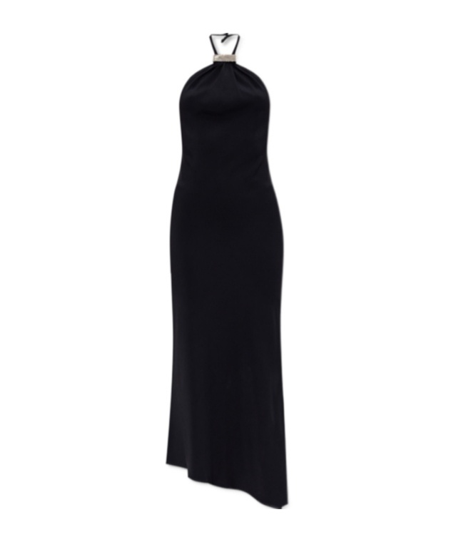 Attico Halterneck Low-back Midi Dress