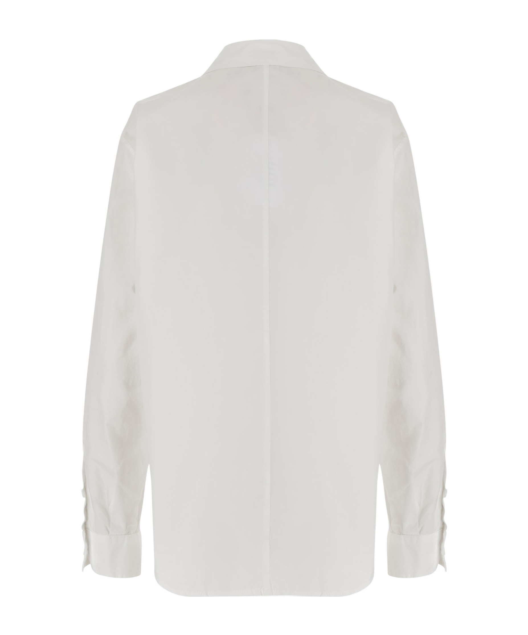 Aspesi Double-breasted Cotton Jacket In White