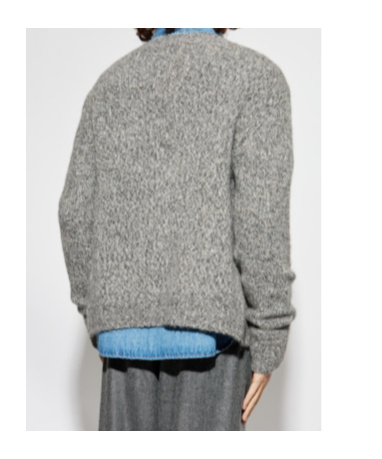 Woolrich Alpaca Wool-blend Speckled Cardigan In Gray