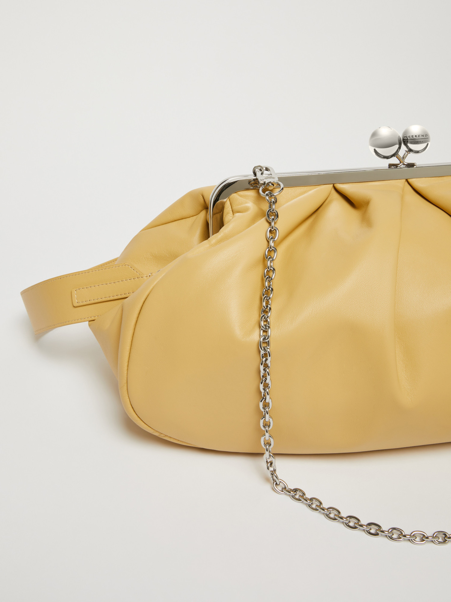 Weekend Max Mara Large Nappa Leather Pasticcino Bag