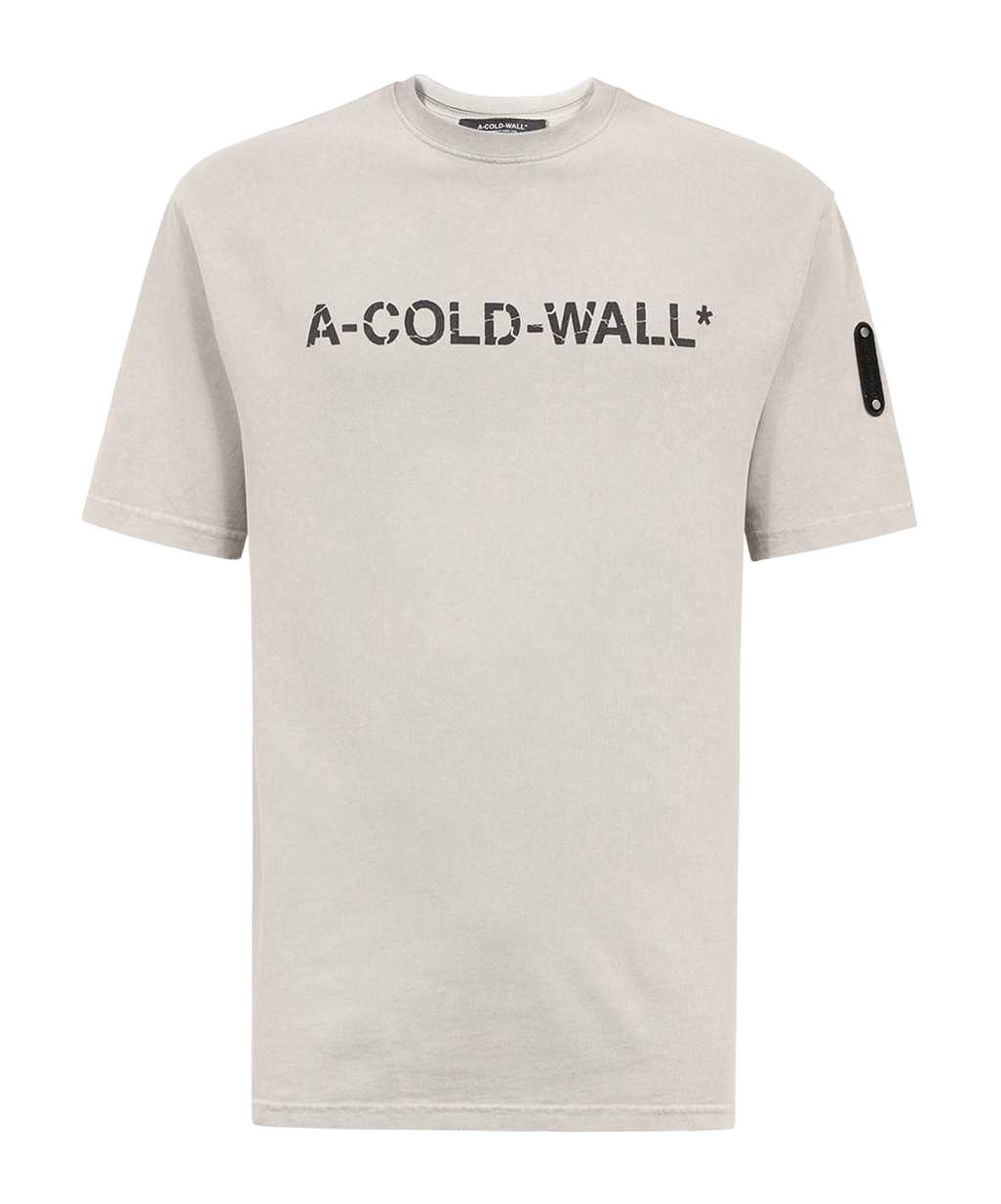 A-cold-wall* A Cold Wall Overdye Logo T-shirt In White