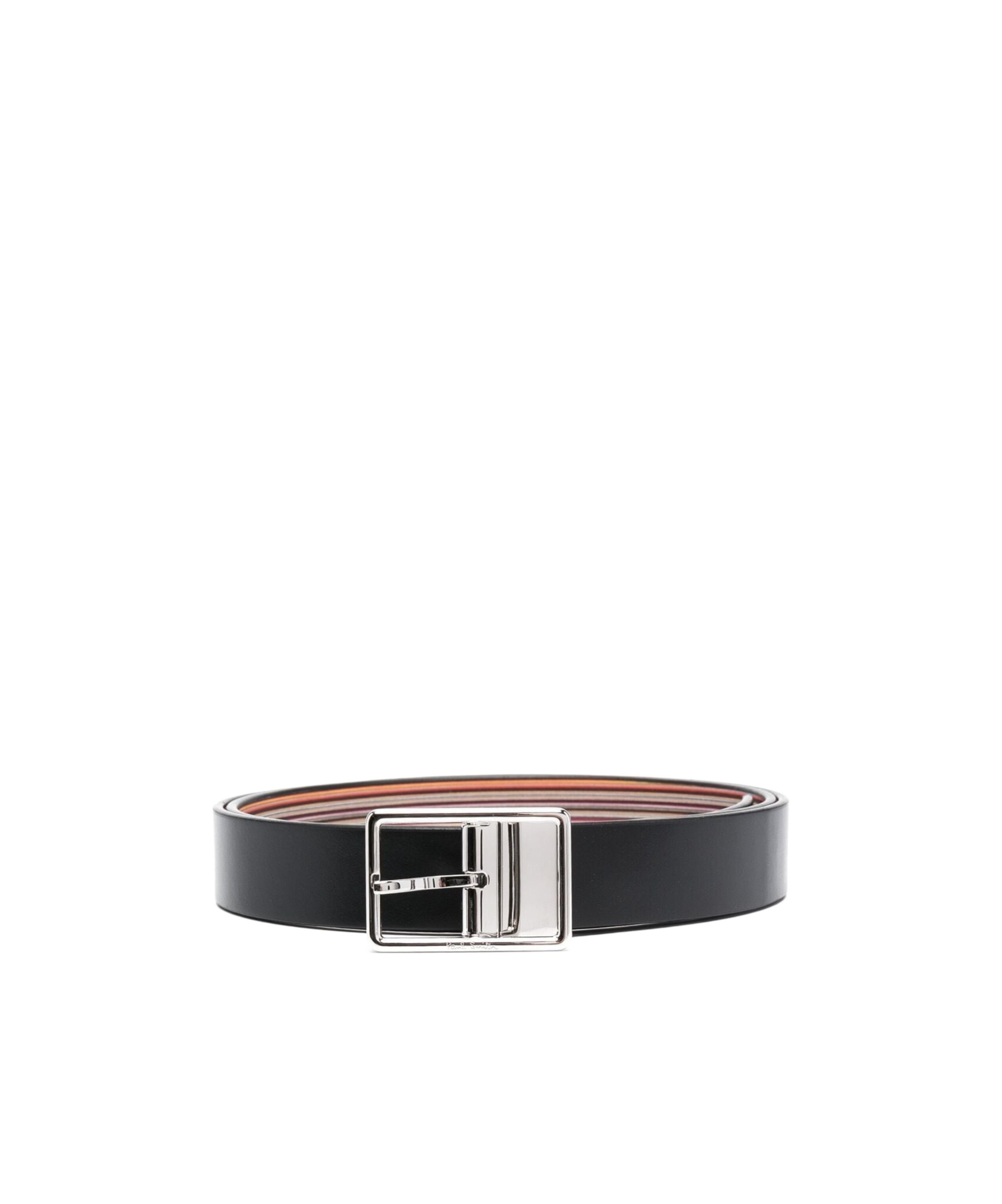 Paul Smith Men Signature Stripe Reversbile Belt In Multicolor