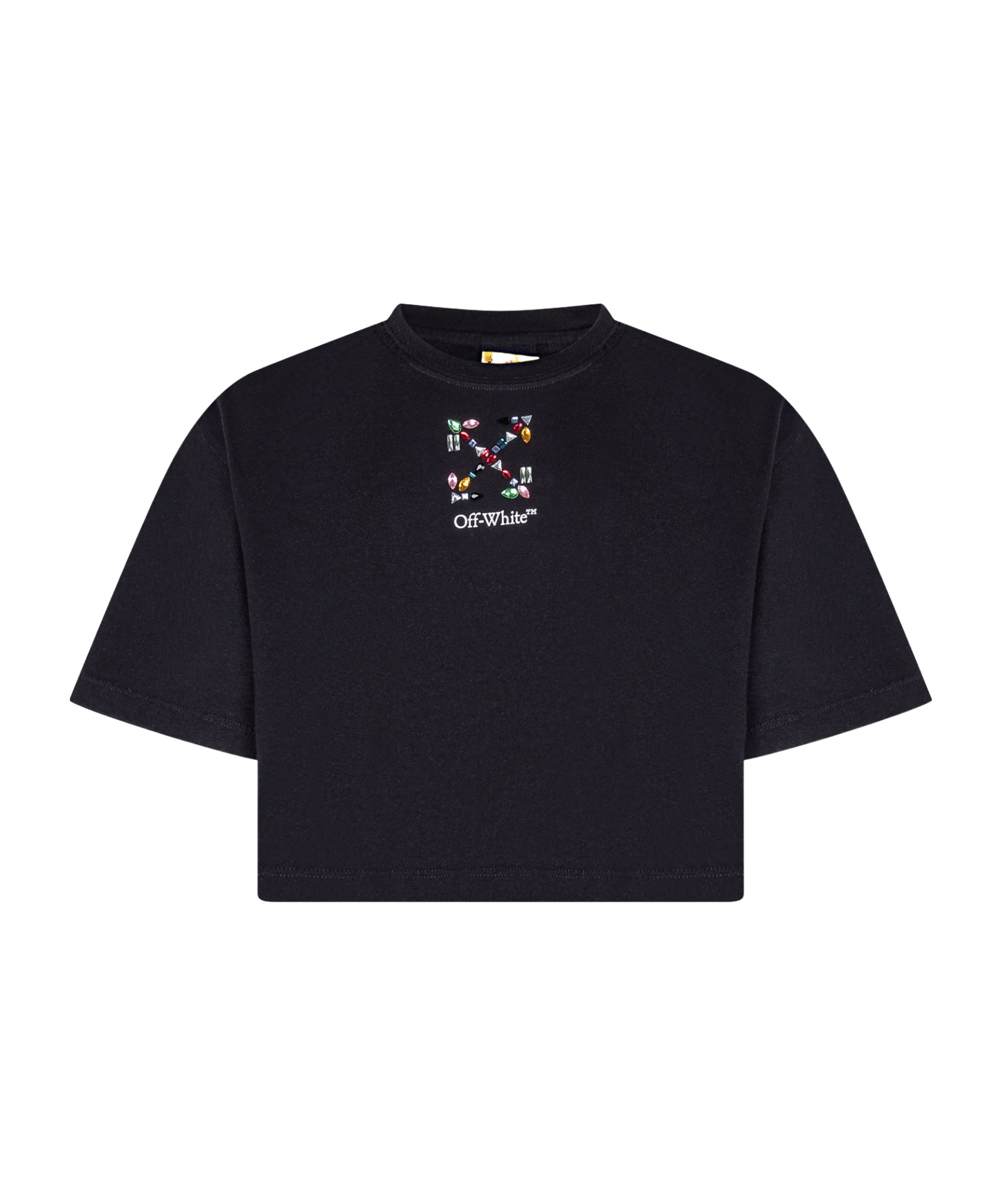 Off-white Kids' Short-sleeved T-shirt In Black