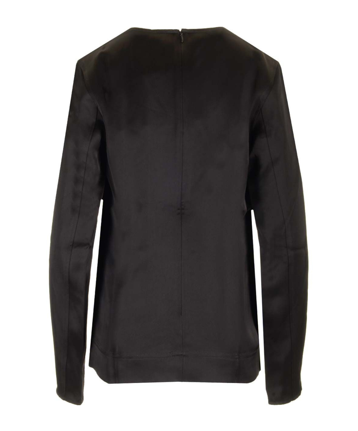 Totême Satin Top In Black