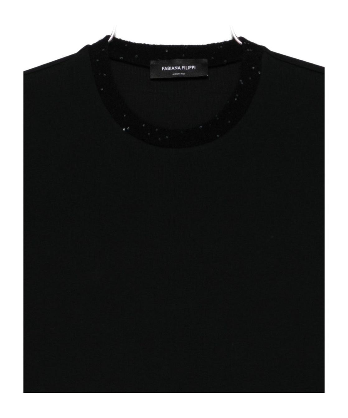 Fabiana Filippi Cotton Top In Black