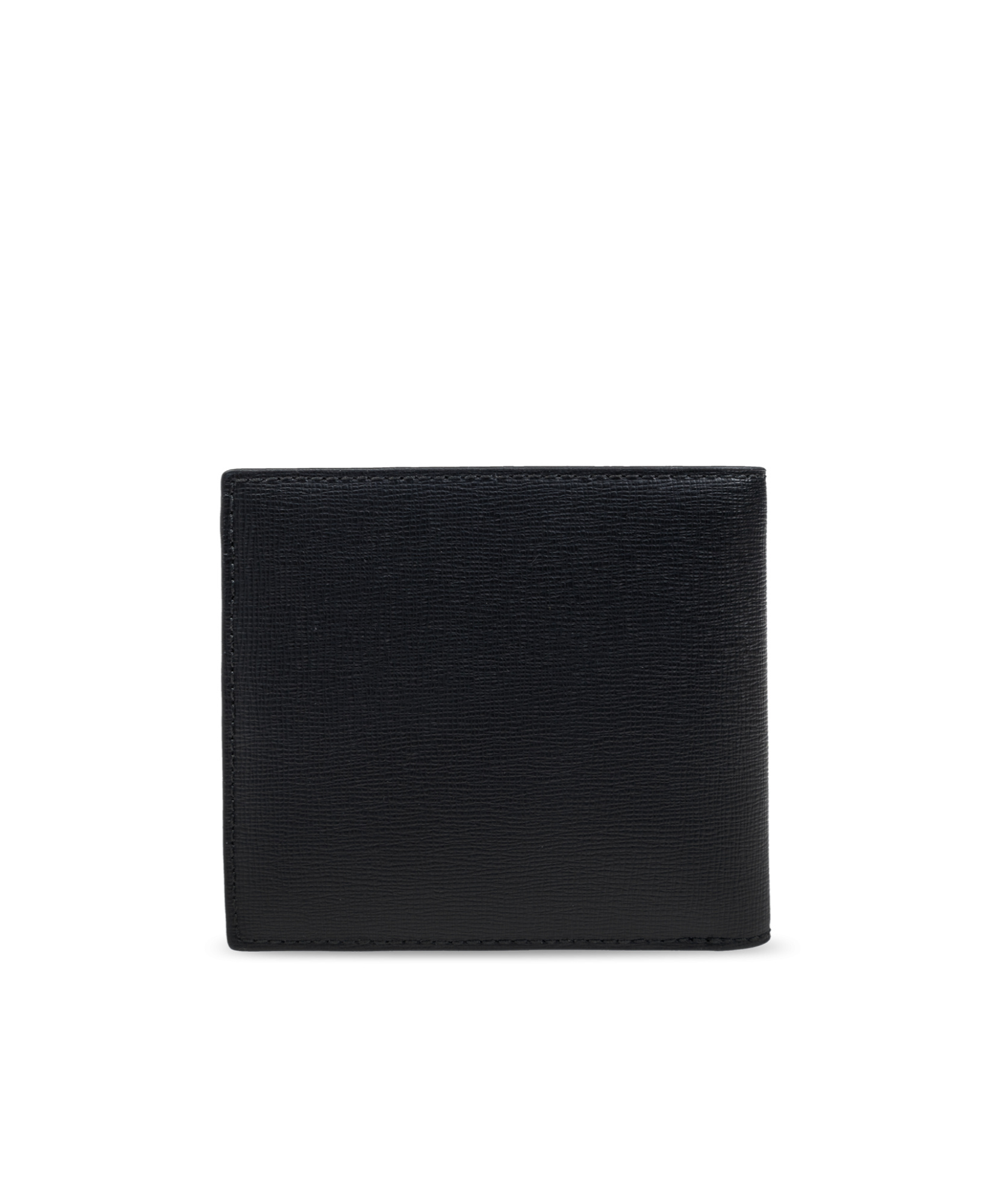 Shop Bally Band Logo Detailed Wallet In Black