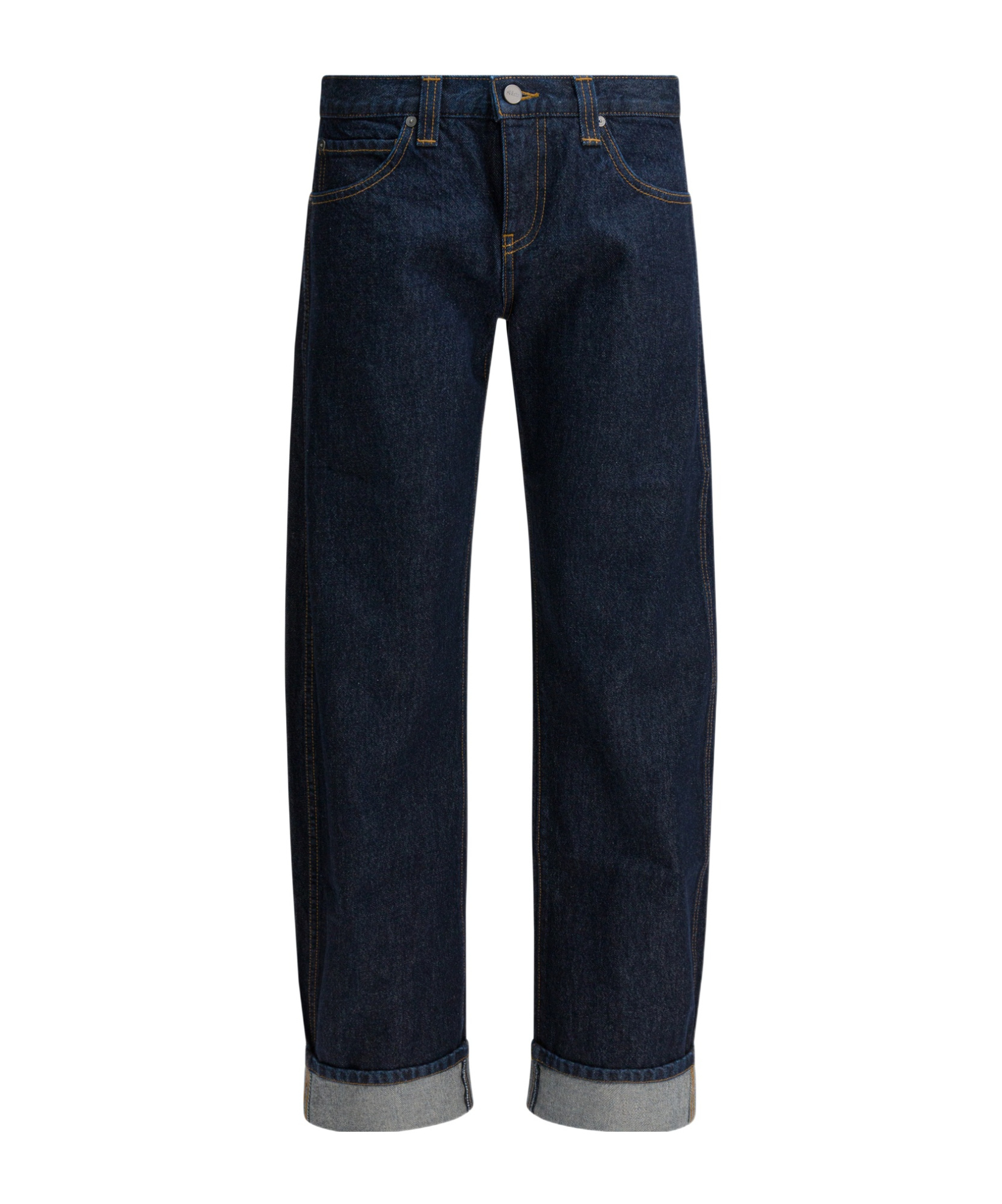 Khaite Karo Mid-rise Barrel-leg Jeans In Blue