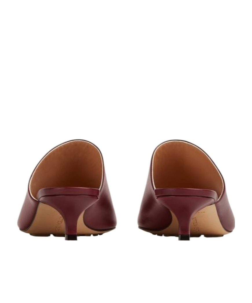 Bottega Veneta Square-headed High-heeled Sandals In Brown