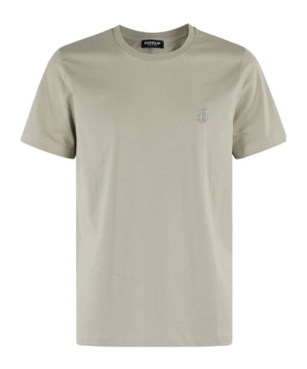 Dondup Logo Crew Neck T-shirt In Neutral