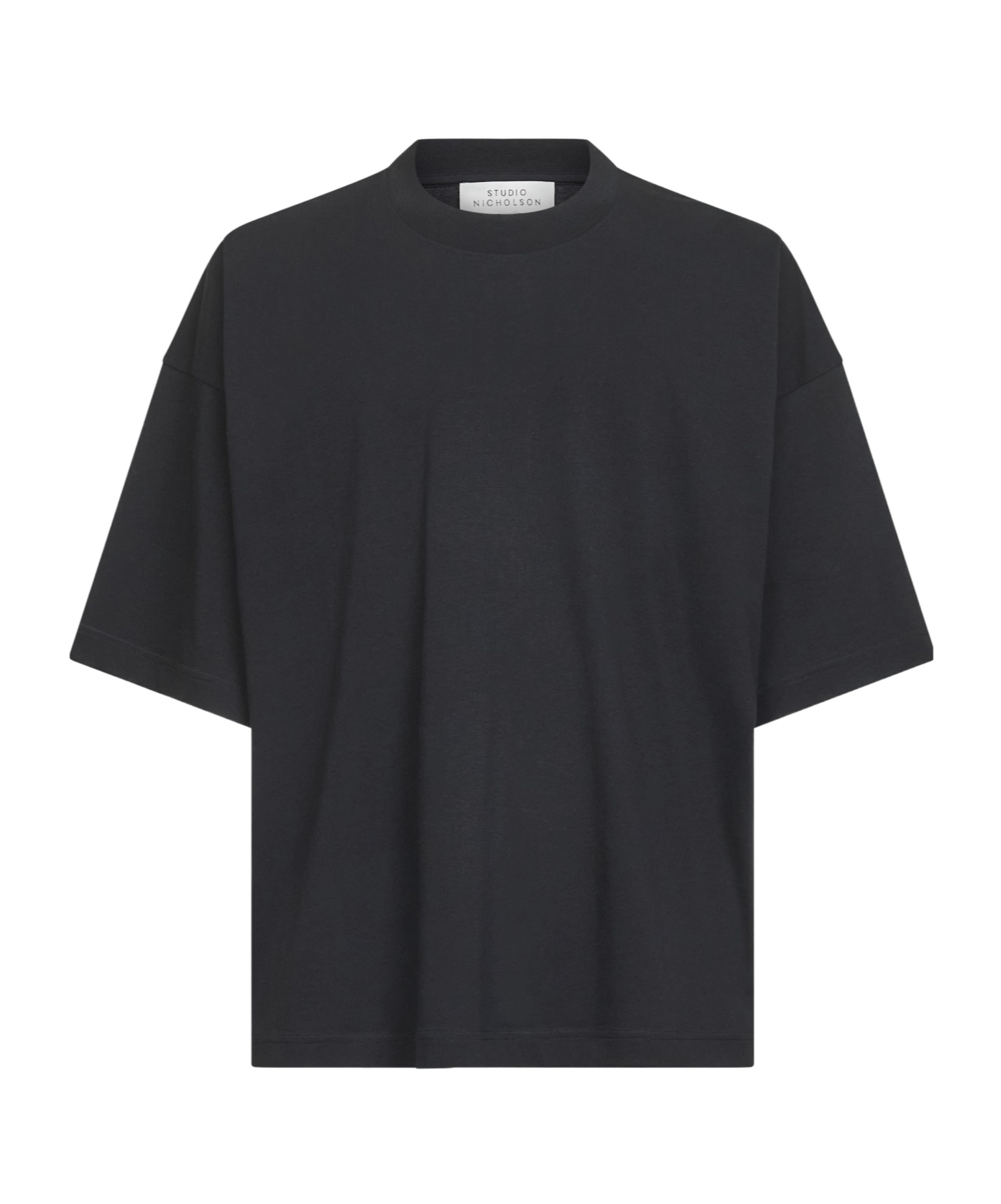 Studio Nicholson Logo T-shirt In Black