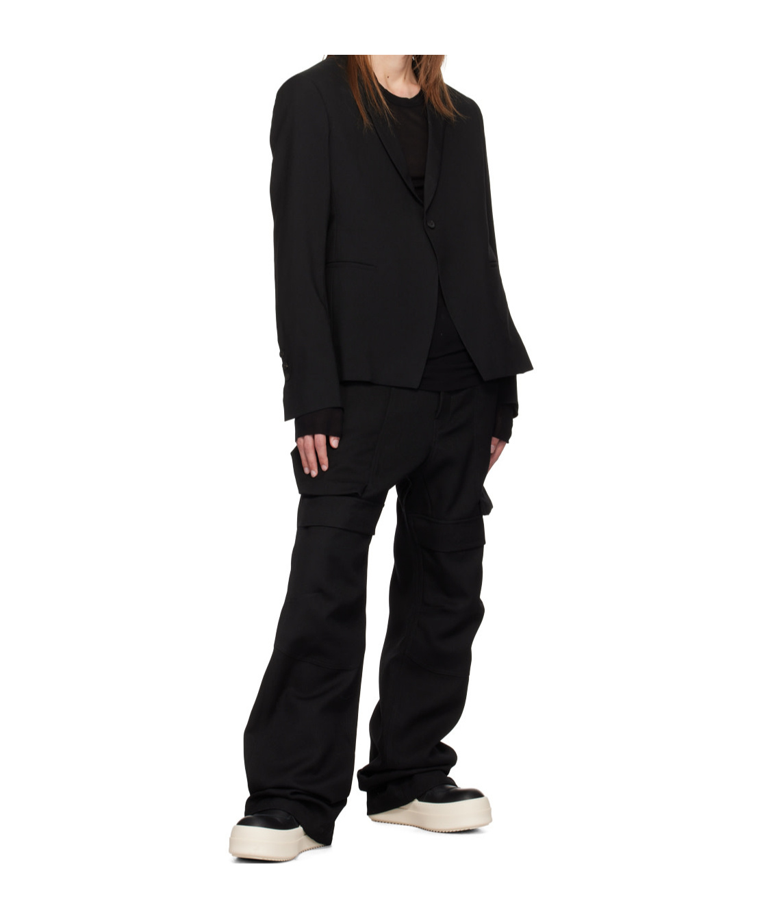 Rick Owens Black Porterville Tatlin Blazer In Black
