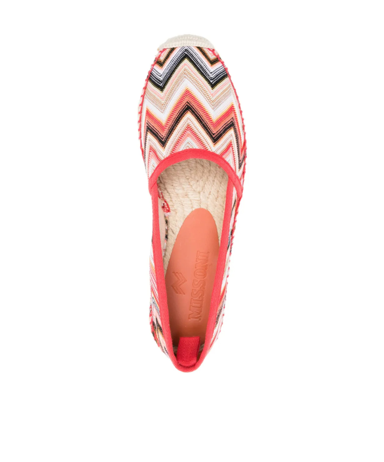 Missoni Zigzag Espadrilles In Nude