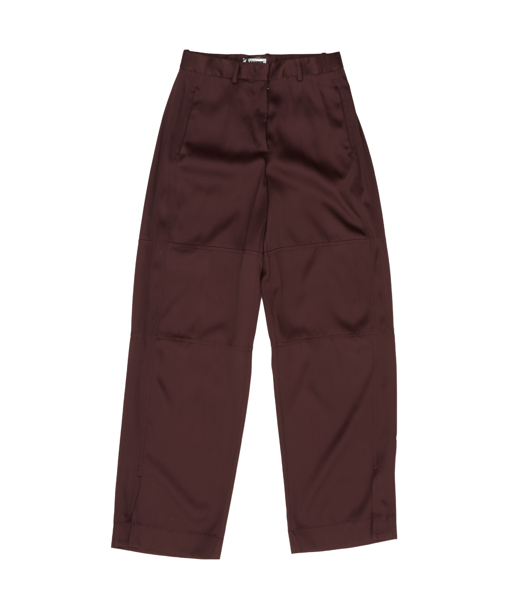 Jil Sander Belt-loop Casual Pants In Red