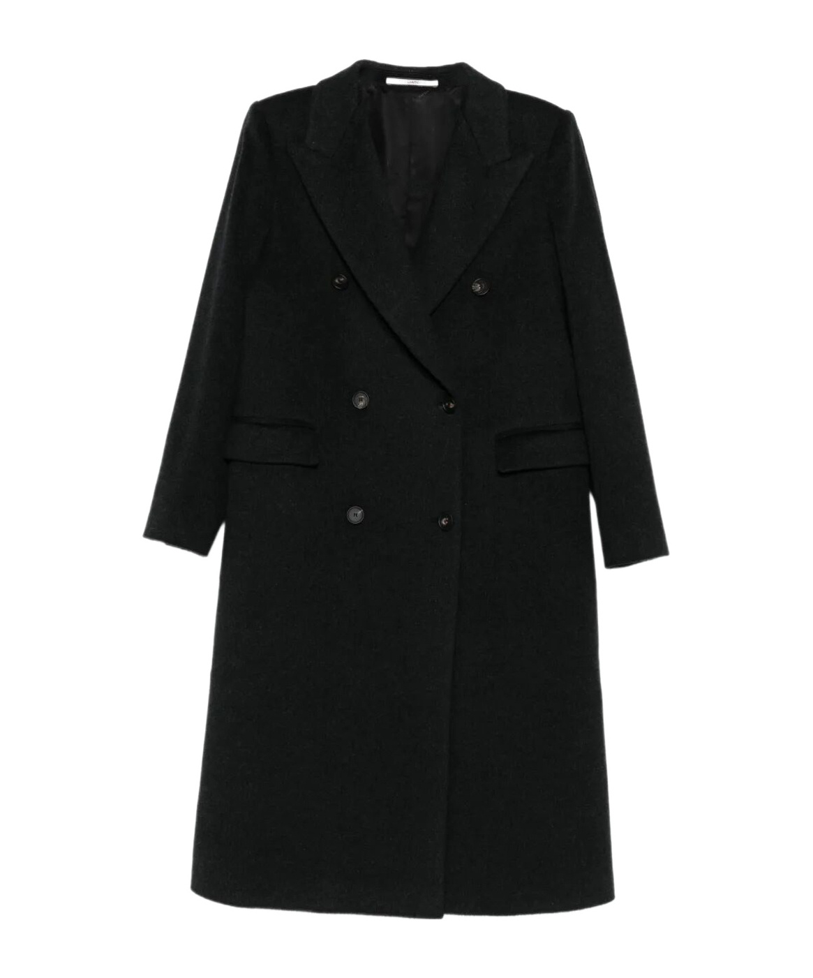 Tagliatore Double-breasted Tailored Coat In Black