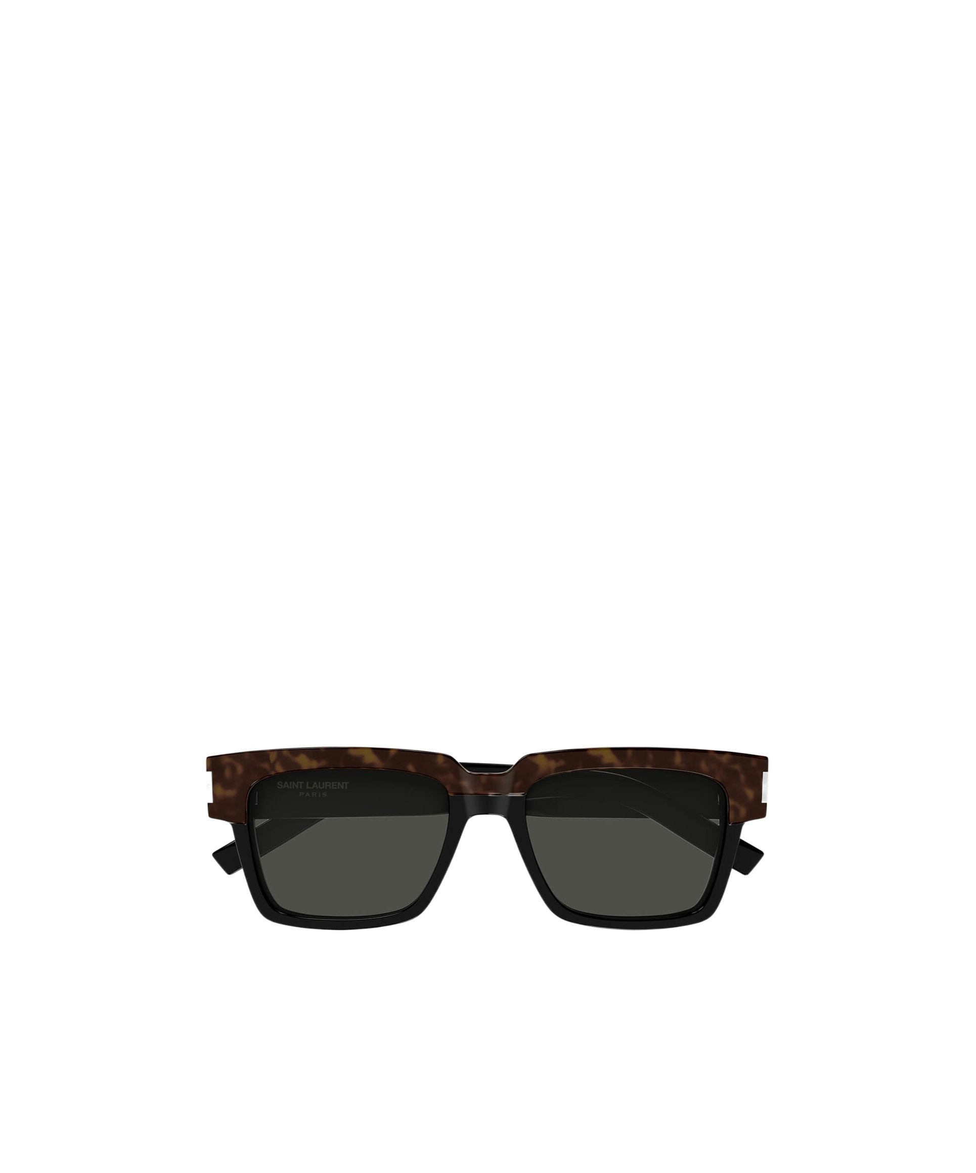 Saint Laurent Logo Sunglasses In Black