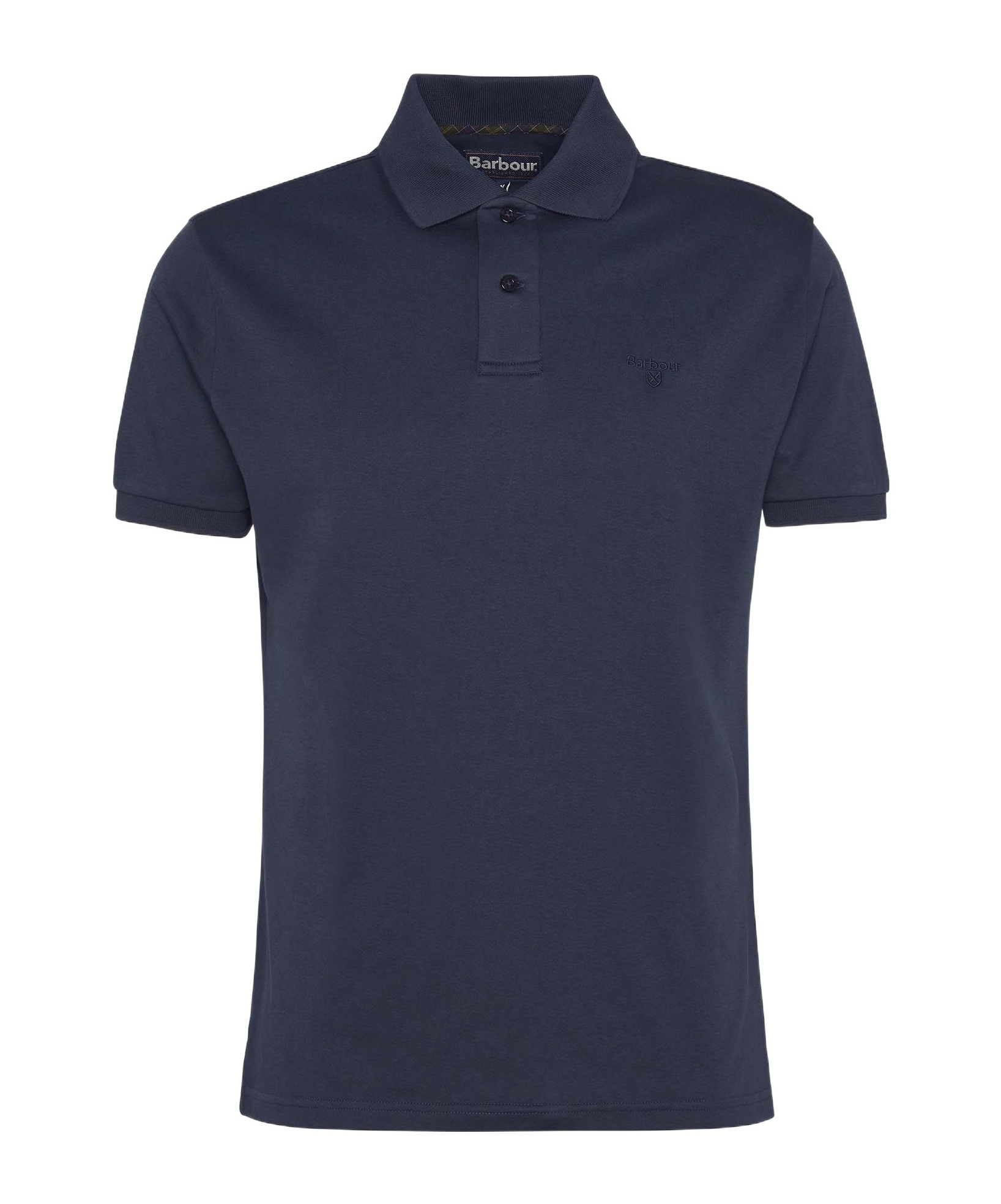 Barbour Hylton Short-sleeved Polo Shirt In Black