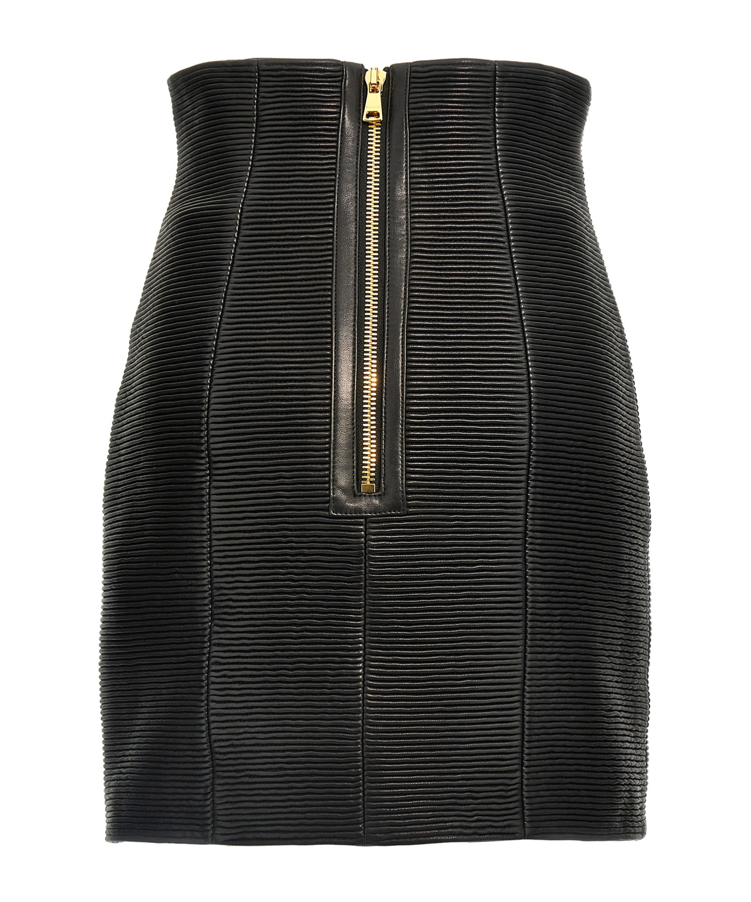 Balmain Hw Rolled Skirts In Black