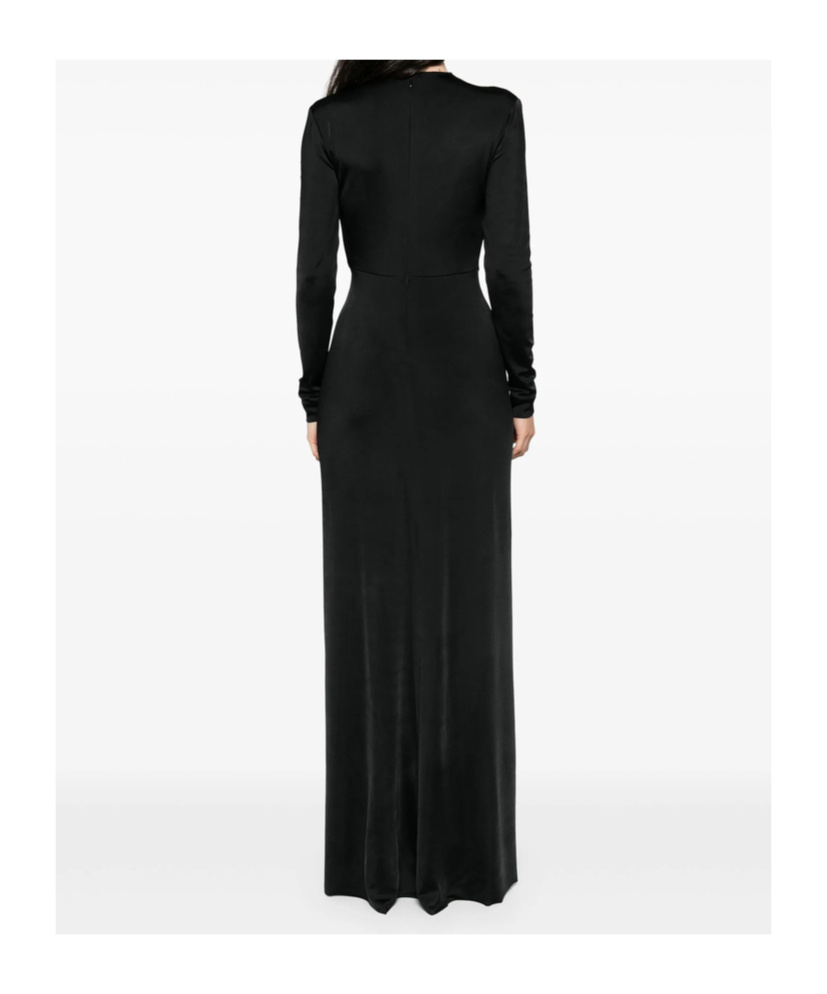 Shop Victoria Beckham Long-sleeved Maxi Dress