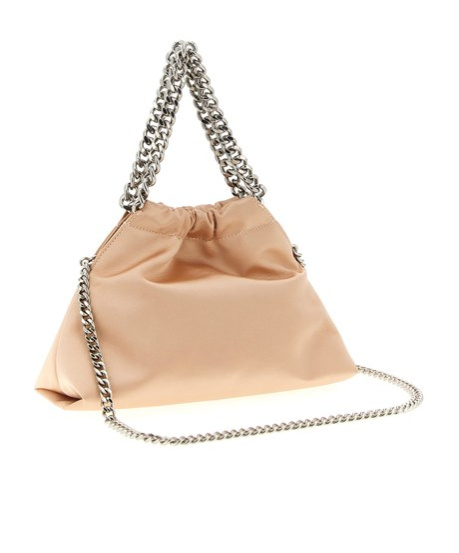 Stella Mccartney Chain Shoulder Bag In Brown