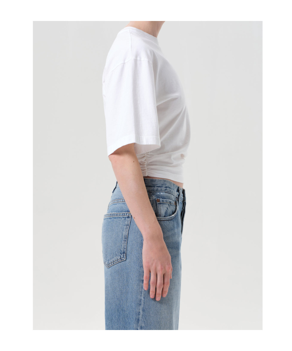 Agolde Shari Tee In White