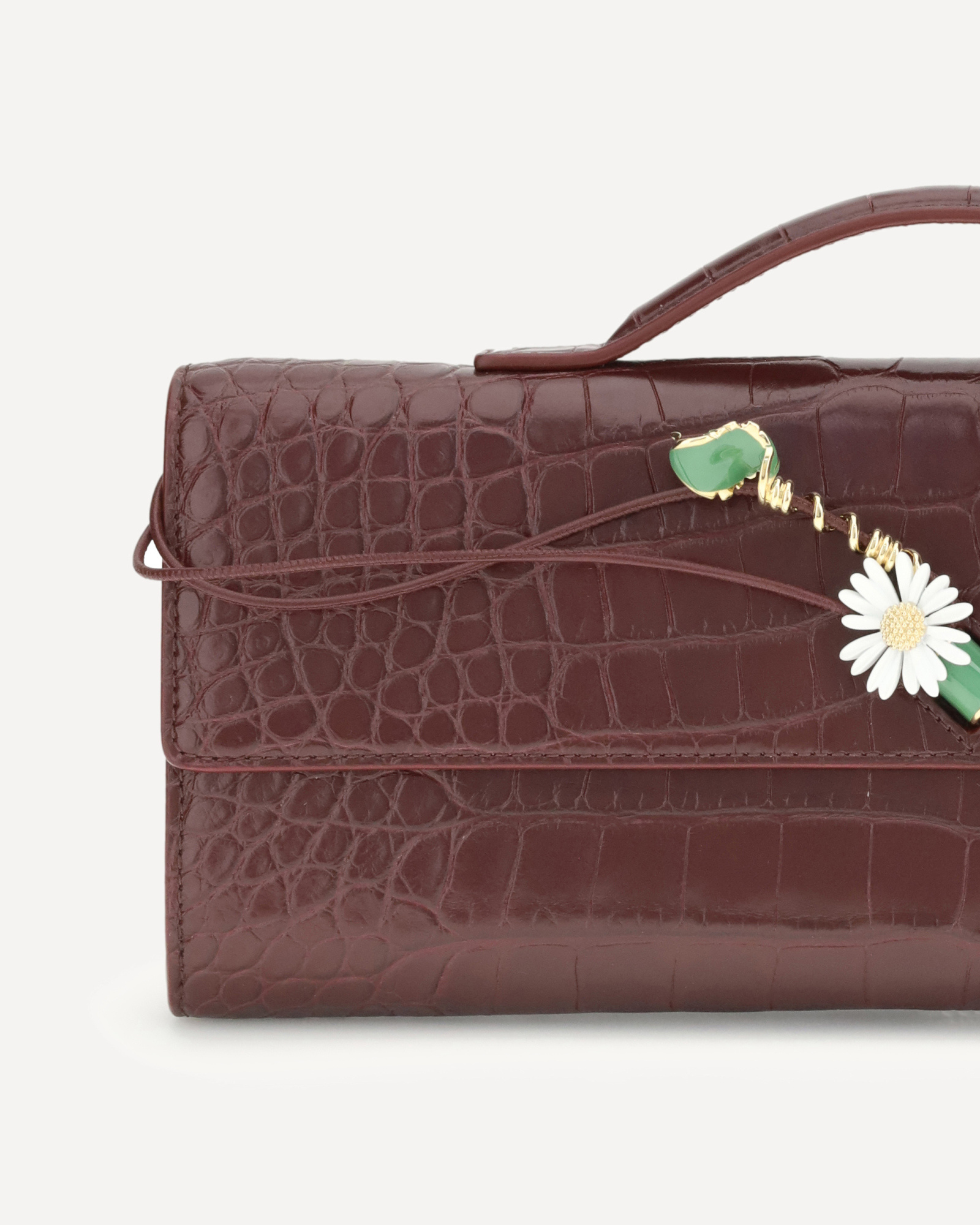 Bottega Veneta Rectangular Clutch In Red