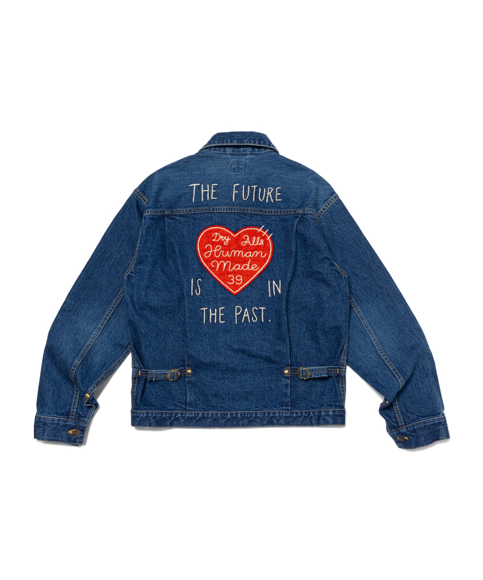 Human Made Buttoned Denim Jacket In Blue