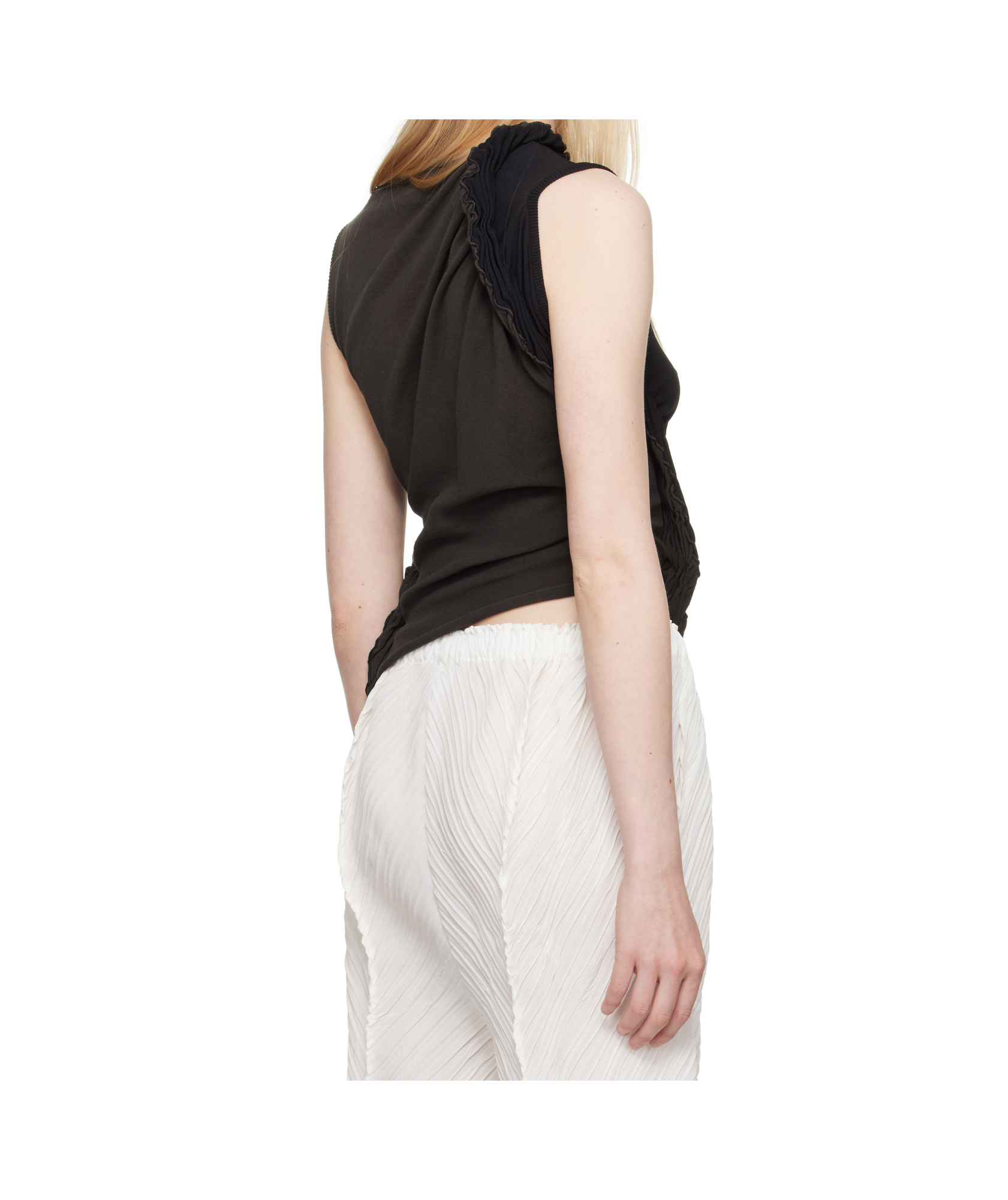 Issey Miyake Beanstalk Ruffled Vest