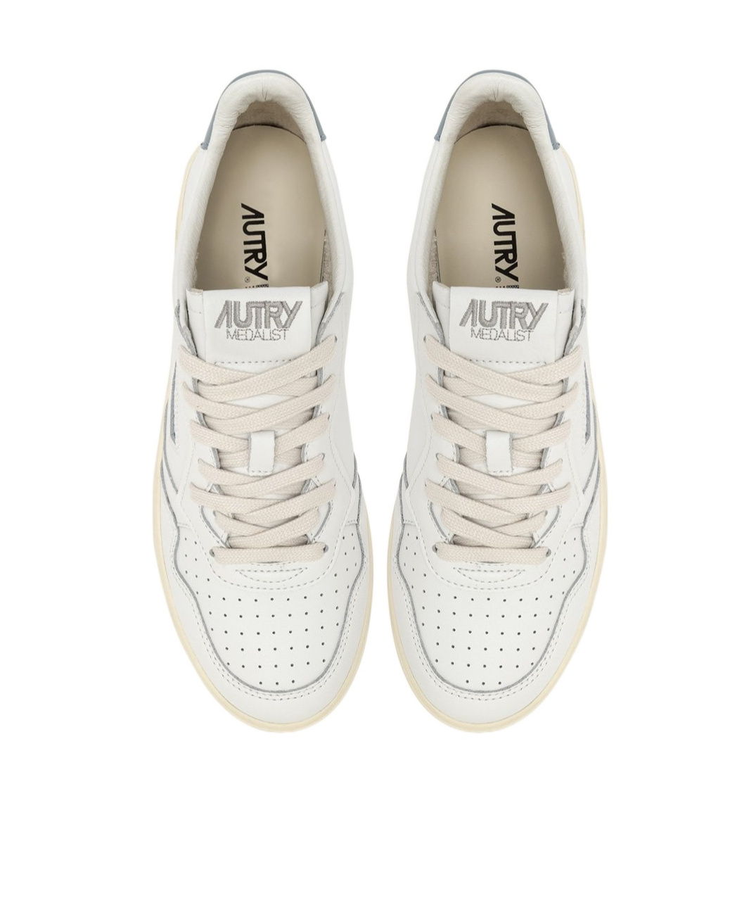 Autry Round Head Low-cut Casual Shoes In White