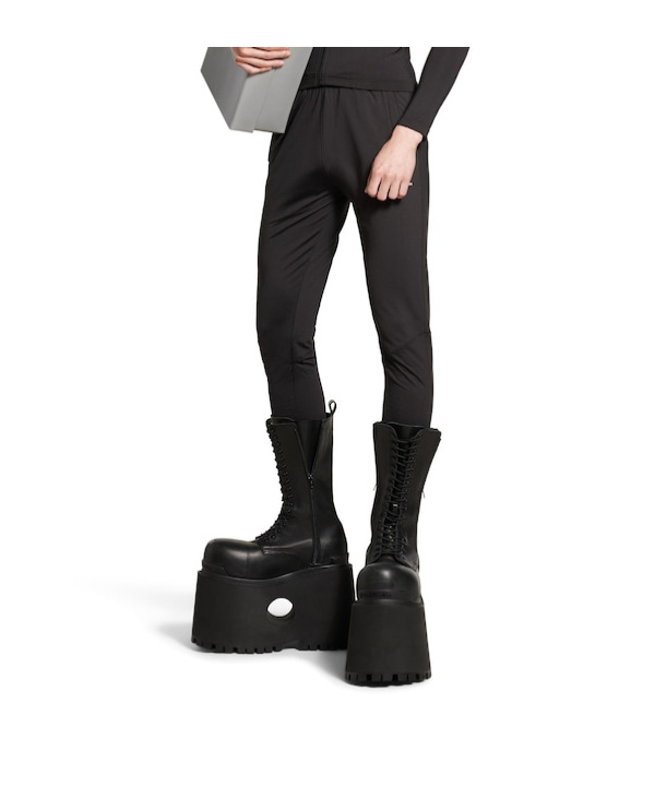 Balenciaga Men's Under Armour Sweatsuit Pants In Black/white In Black