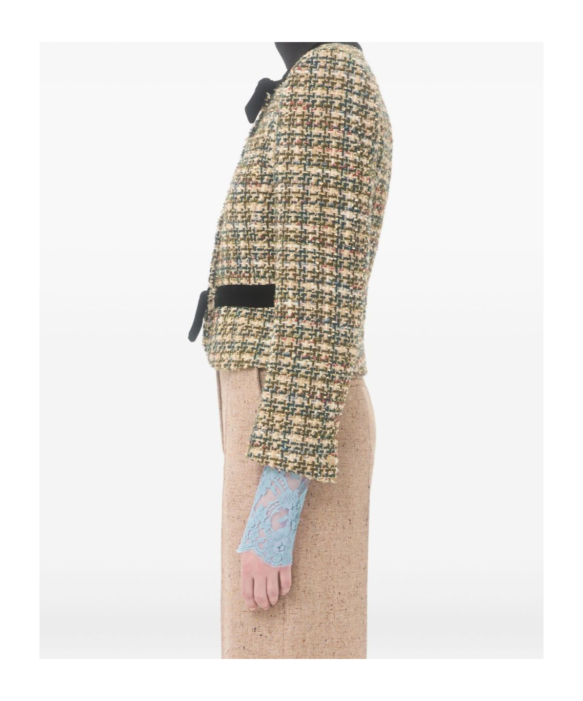 Valentino Long-sleeved Casual Jacket In Brown