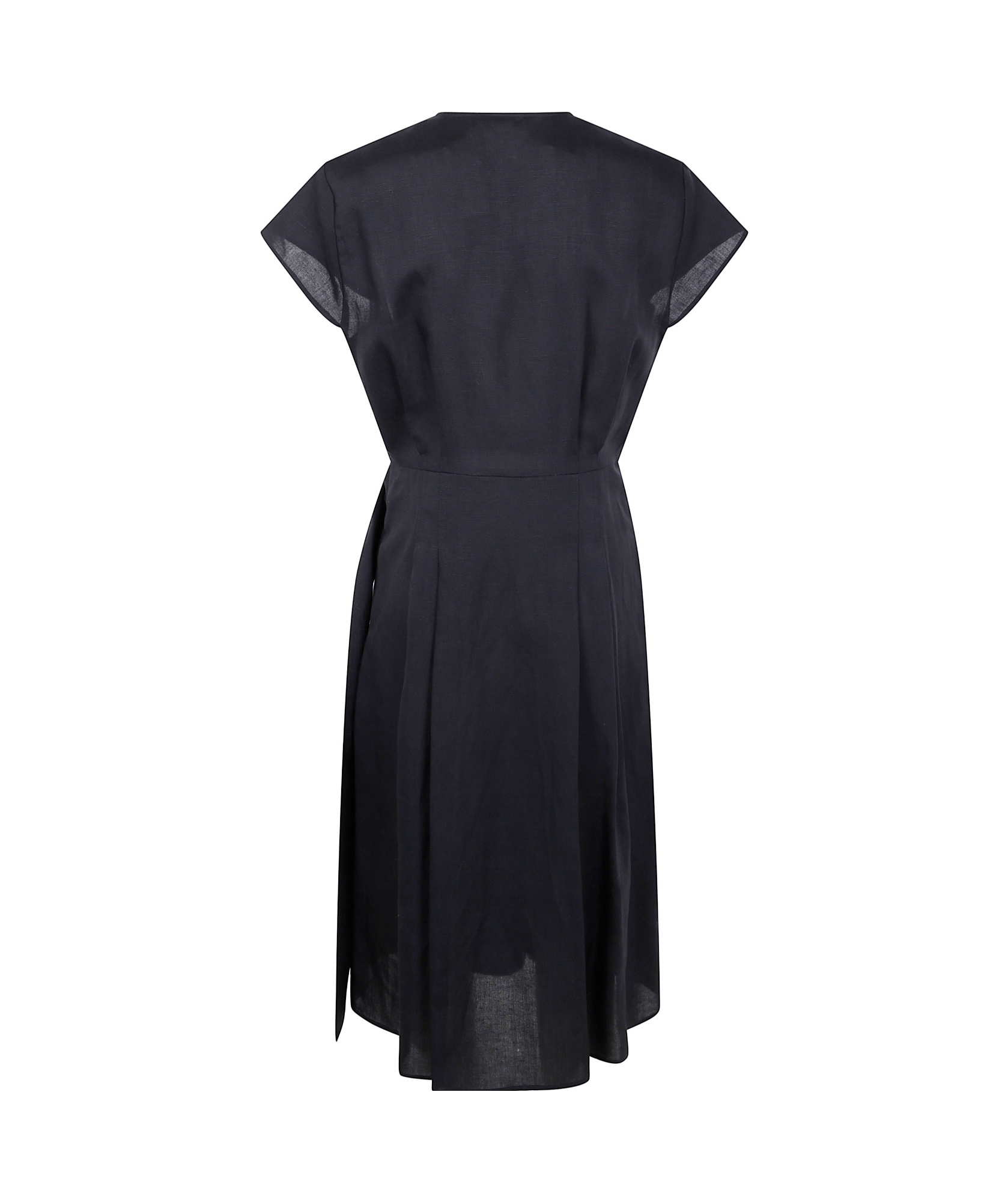 Shop Twinset Linen-blend Dress