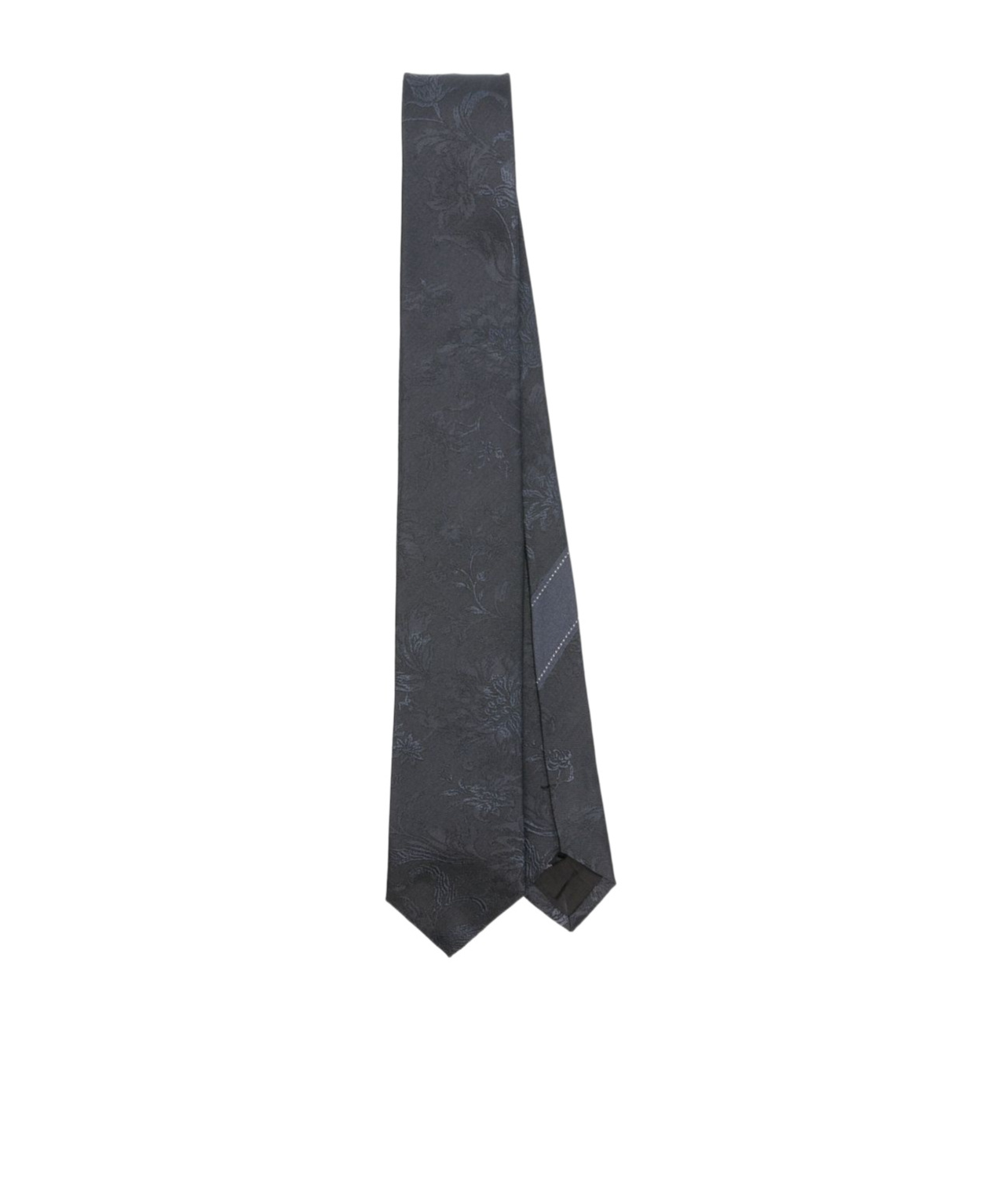 Dries Van Noten Blue Printed Slik Tie