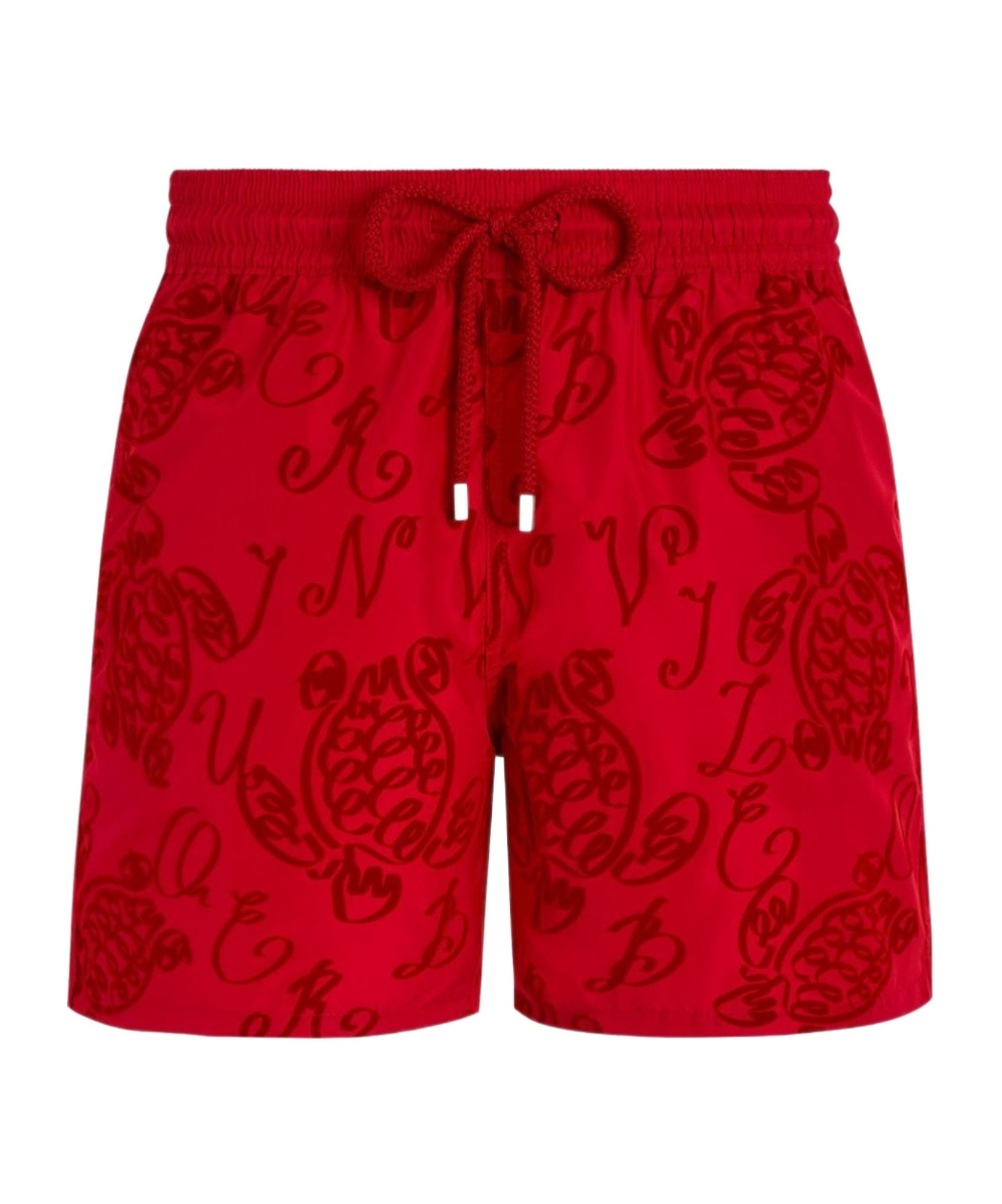 Vilebrequin Graphic-print Swim Shorts In Red