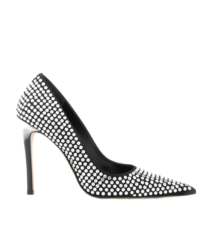 Michael Kors Michael Elyse Studded Pumps In Black