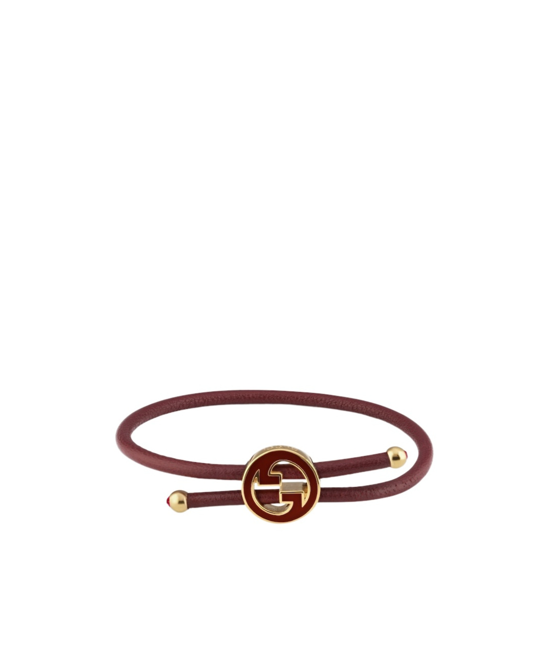 Gucci Bracelet With Enamel Round Interlocking G