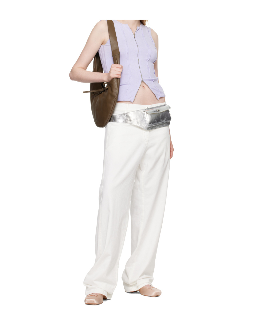 Gimaguas White Alex Trousers In White