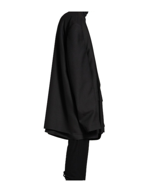 Balenciaga Single-breasted Jacket In Black