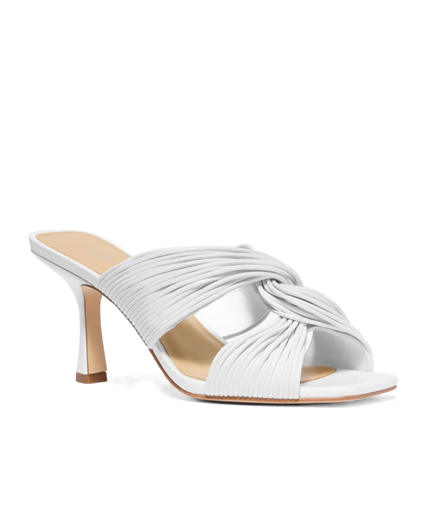 Michael Michael Kors 90mm Alessia Sandals In White