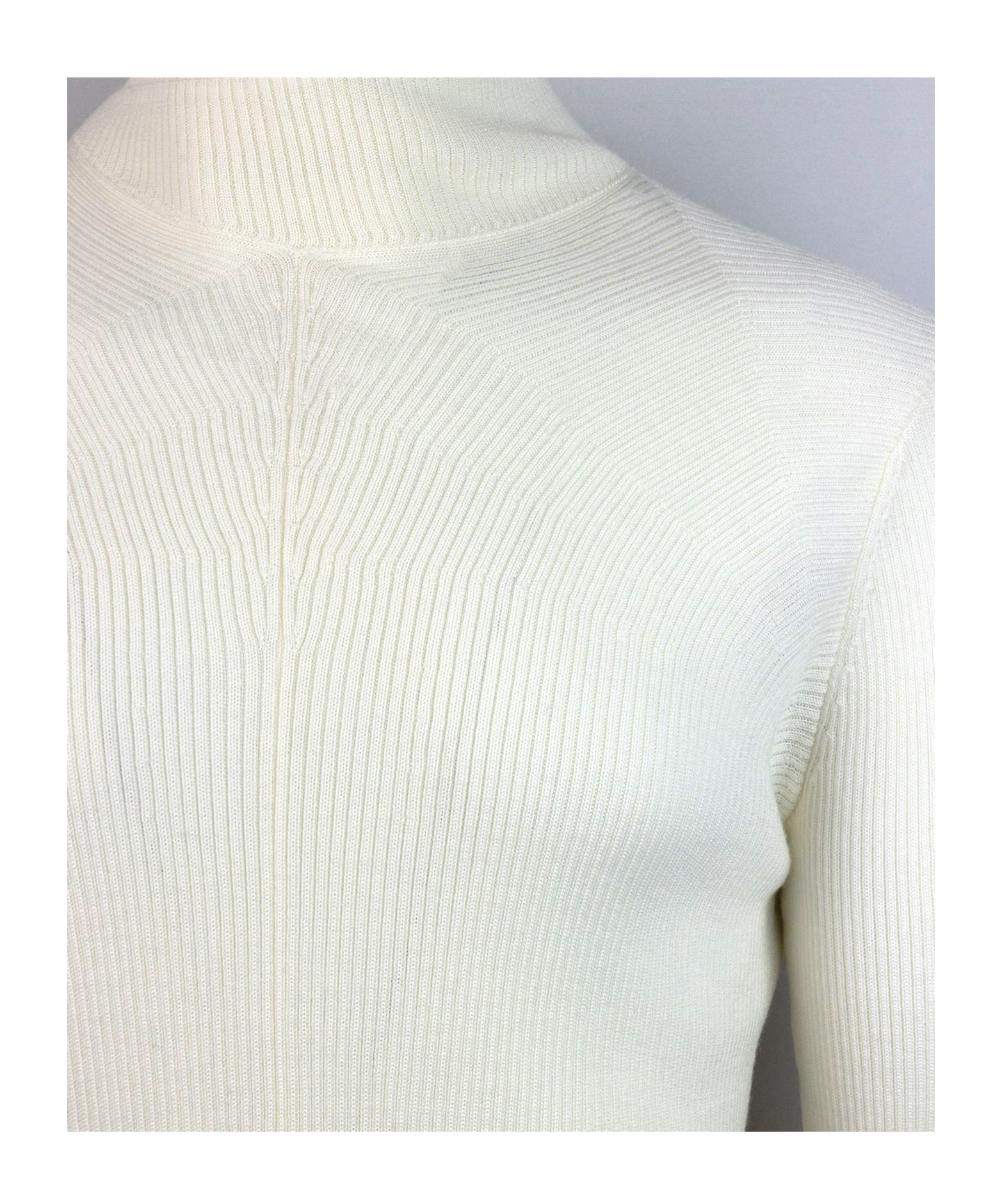 Emporio Armani High-neck Sweater In White