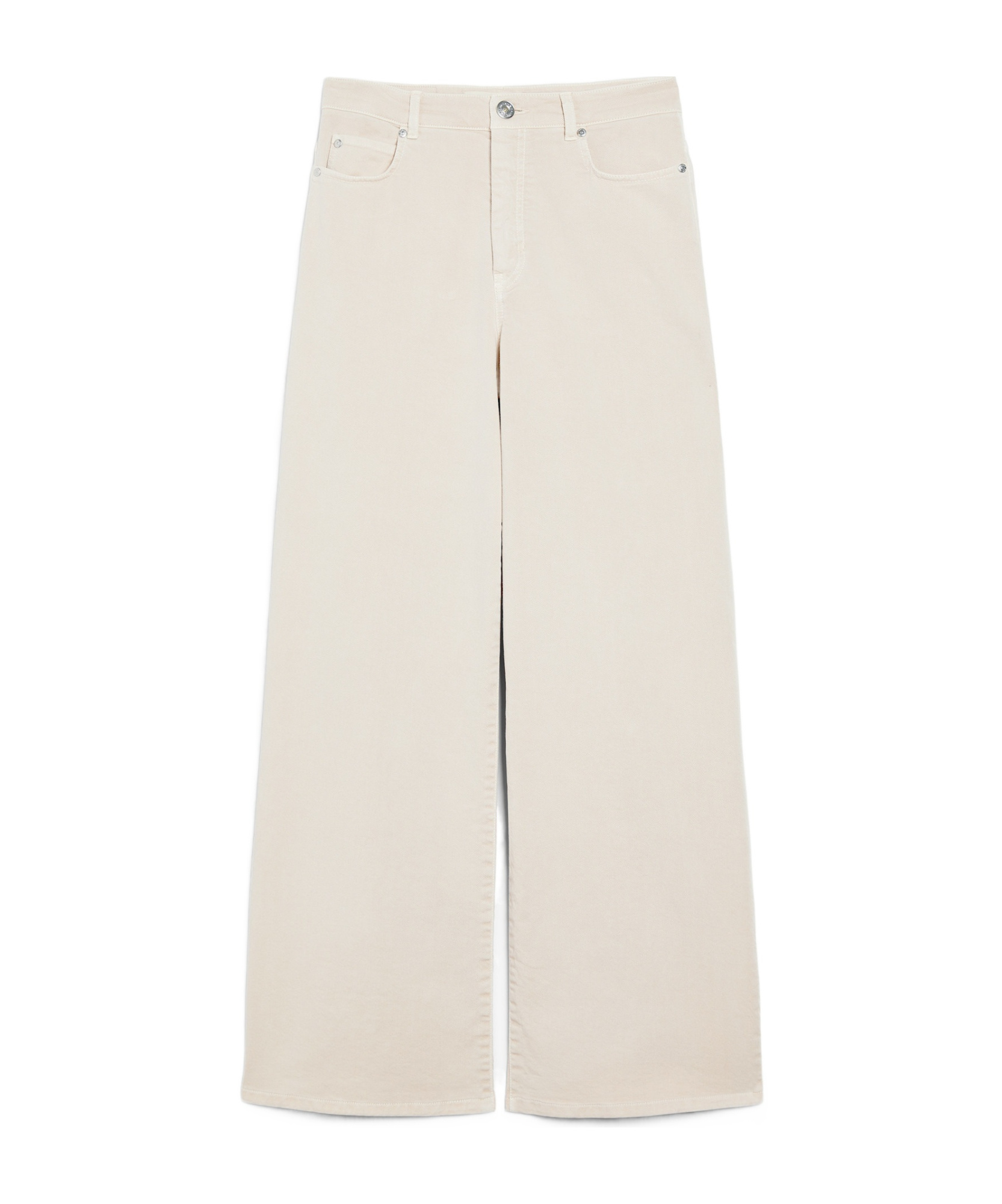 Weekend Max Mara Belt-loop Casual Pants In White