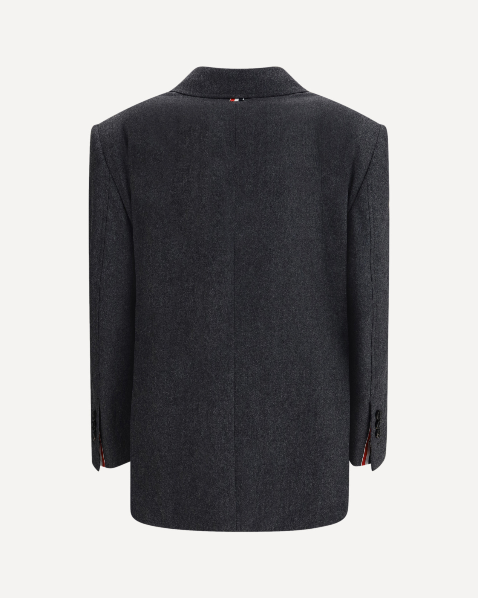 Thom Browne Wool Flannel Blazer In Gray
