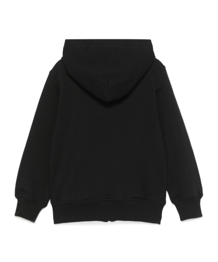 Moschino Teddy Bear-print Hoodie In Black