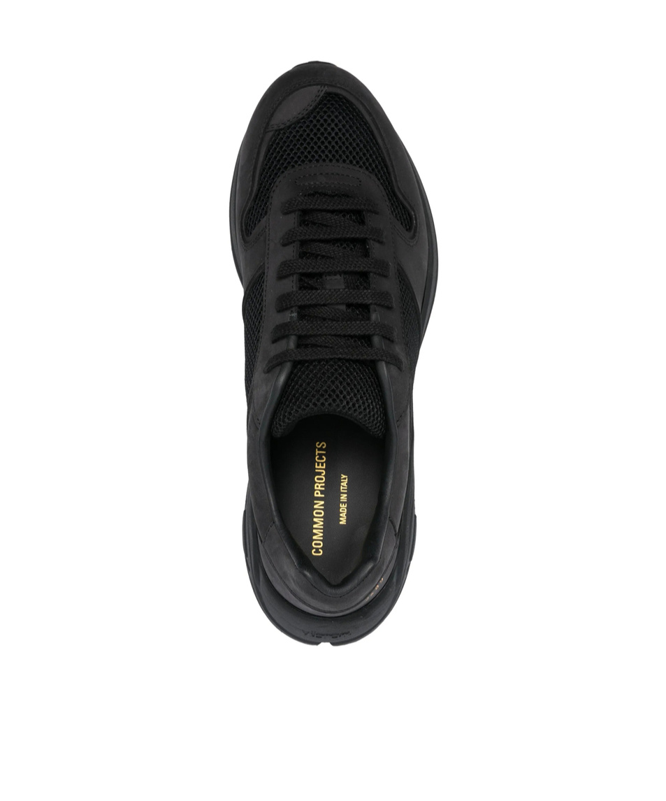 Common Projects Leather Sneakers In Black