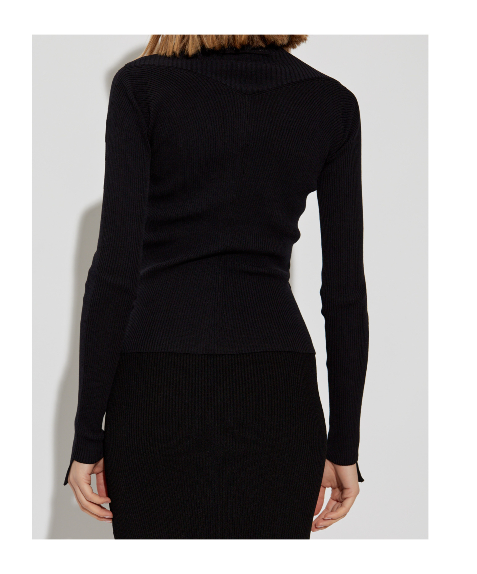 VICTORIA BECKHAM RIBBED TOP