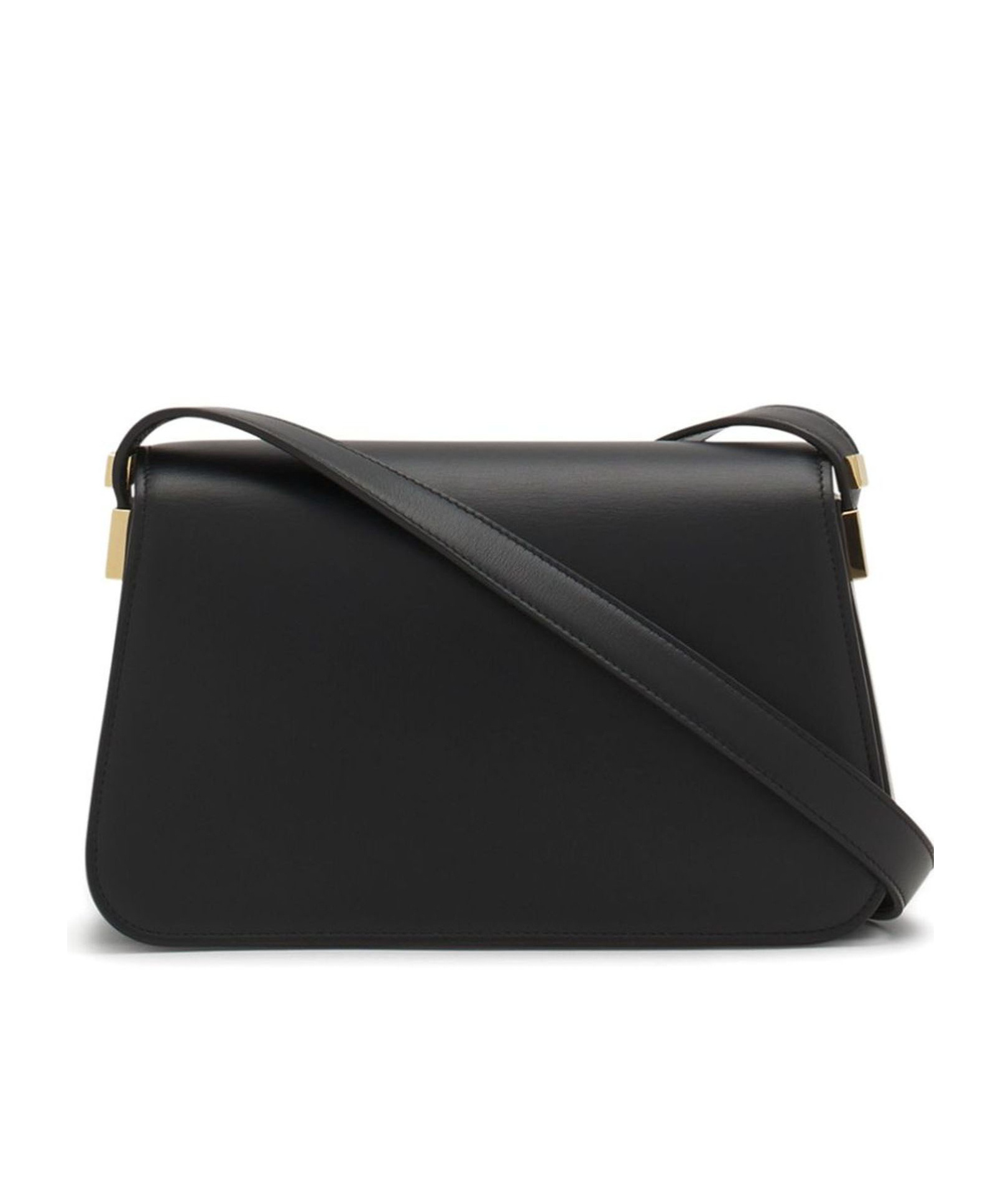 Shop Lanvin Flip Shoulder Bag In Black