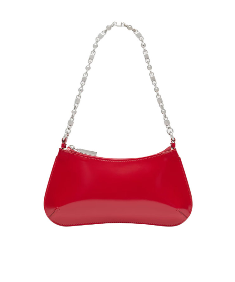 Jacquemus The Small Bisou Chain Leather Shoulder Bag