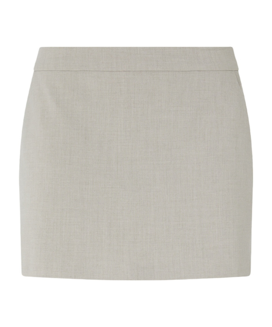 Pinko Welt Pocket Tailored Shorts In Gray