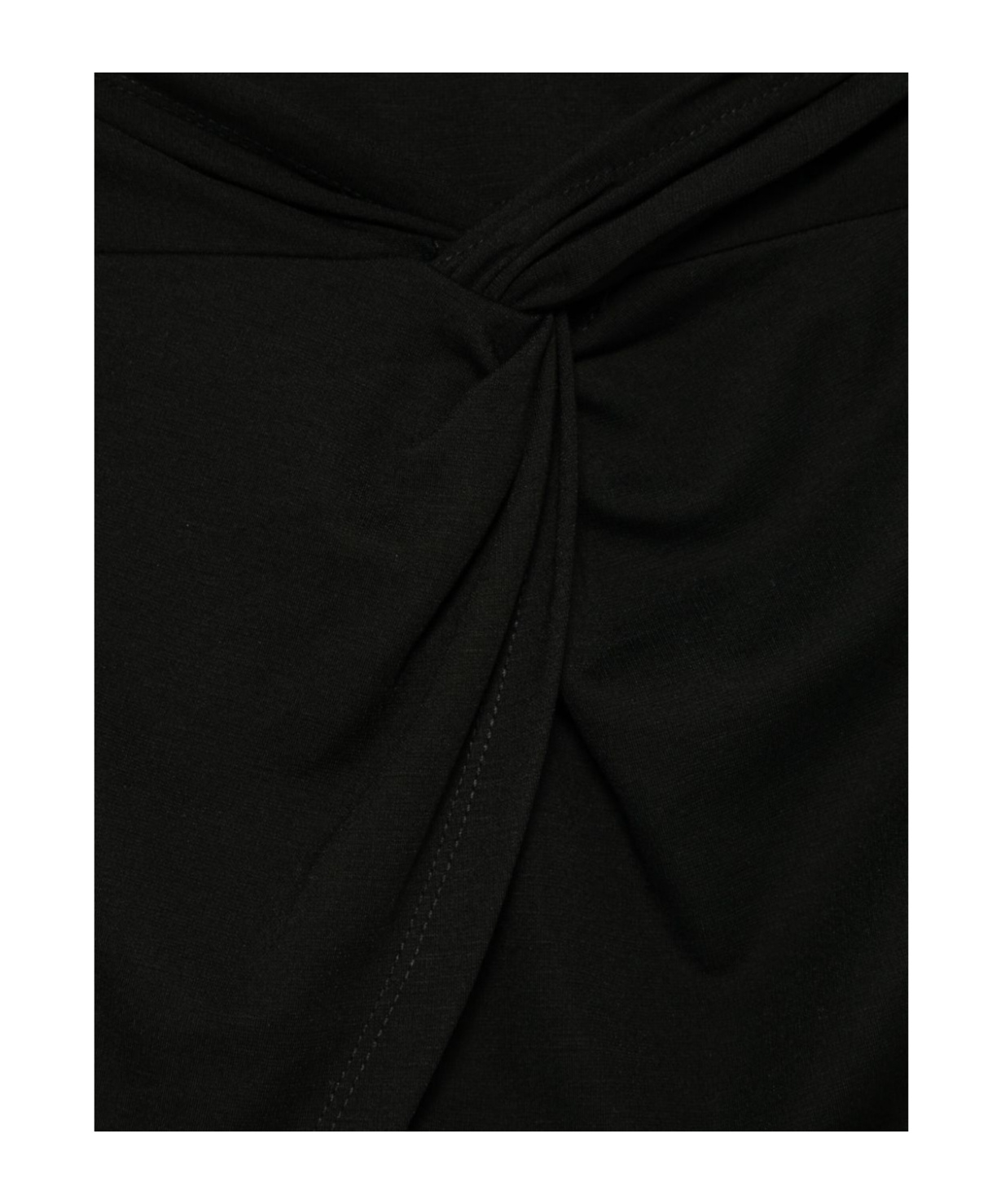 Monnalisa Twist-detail Skirt In Black