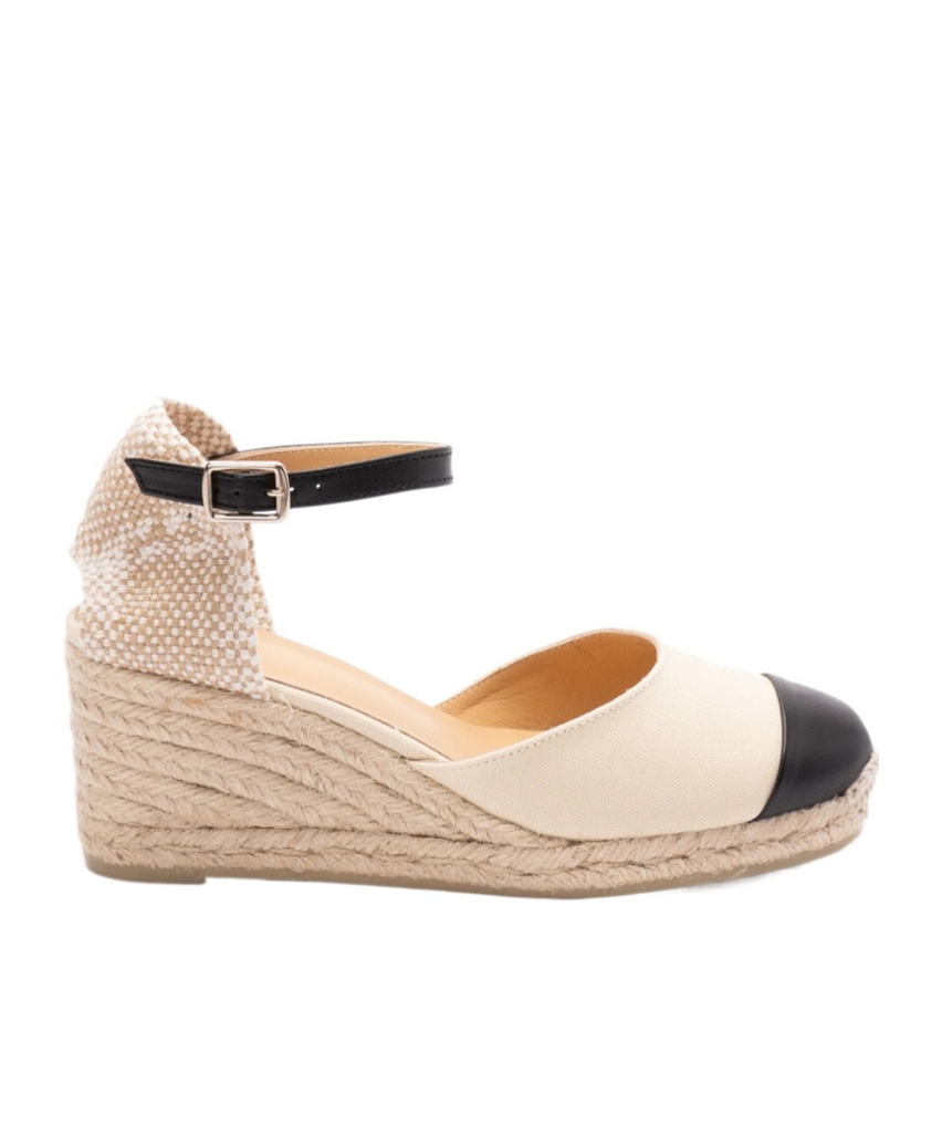 Shop Castaã±er Castañer Coraline/6/264 Wedged Espadrilles In Nude